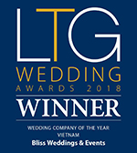 bliss vietnam wedding planner LTG Award 2018