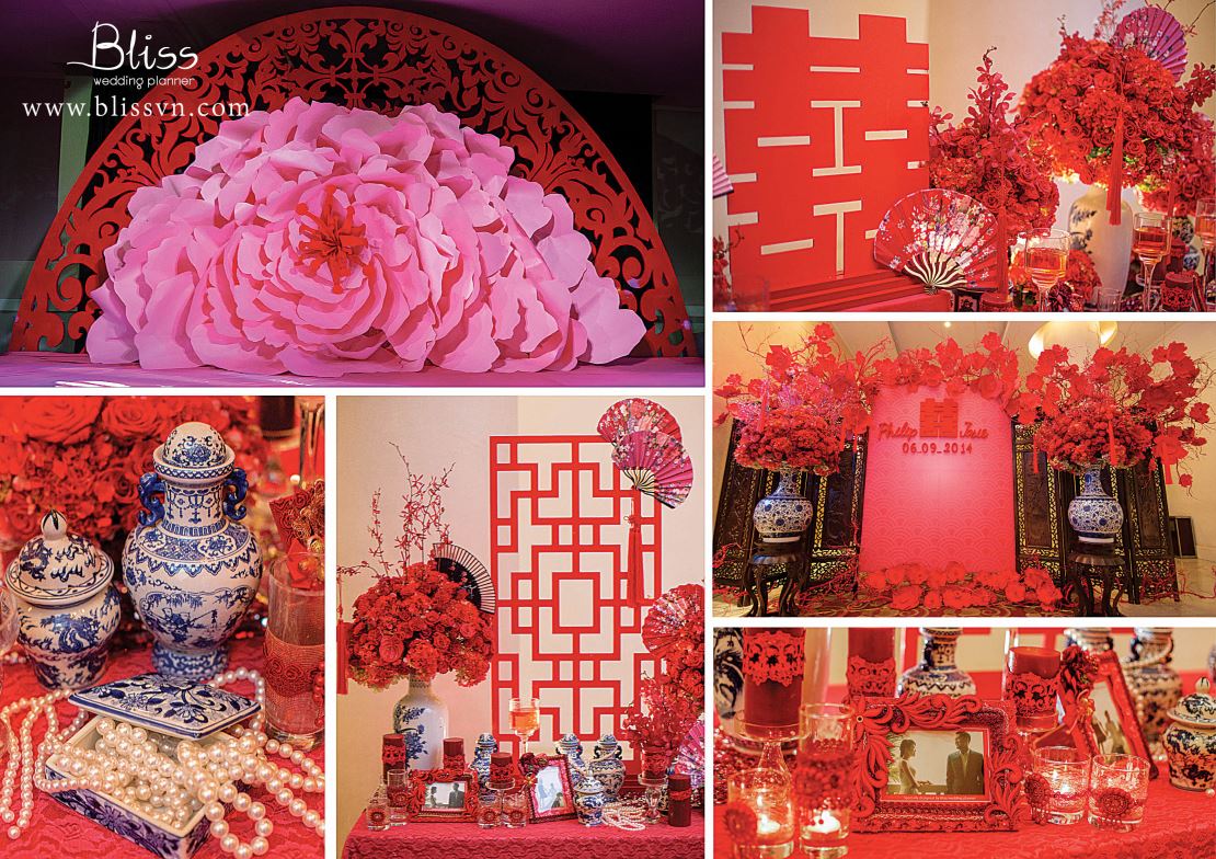 Trang trí tiệc cưới Trung Hoa sẽ là một trải nghiệm đáng nhớ cho bạn và người thân trong ngày cưới của mình. Cùng tham khảo những ý tưởng trang trí tiệc cưới đầy ấn tượng và sang trọng để tạo được không gian hoàn hảo cho ngày trọng đại của cuộc đời.
